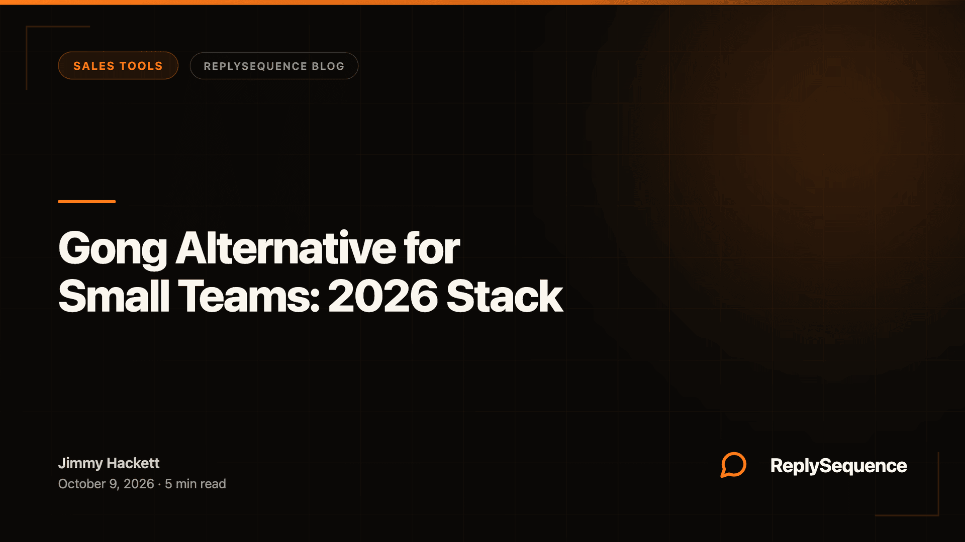 Gong Alternative for Small Teams: 2026 Stack