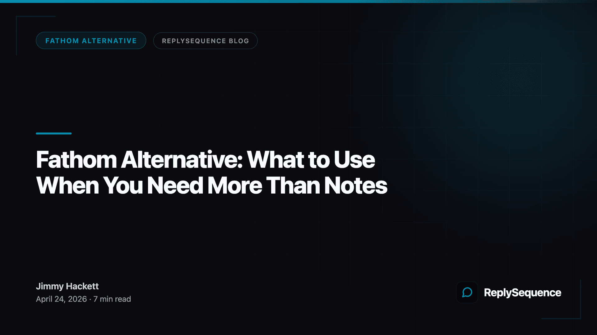 Fathom Alternatives When You Need More Than Notes