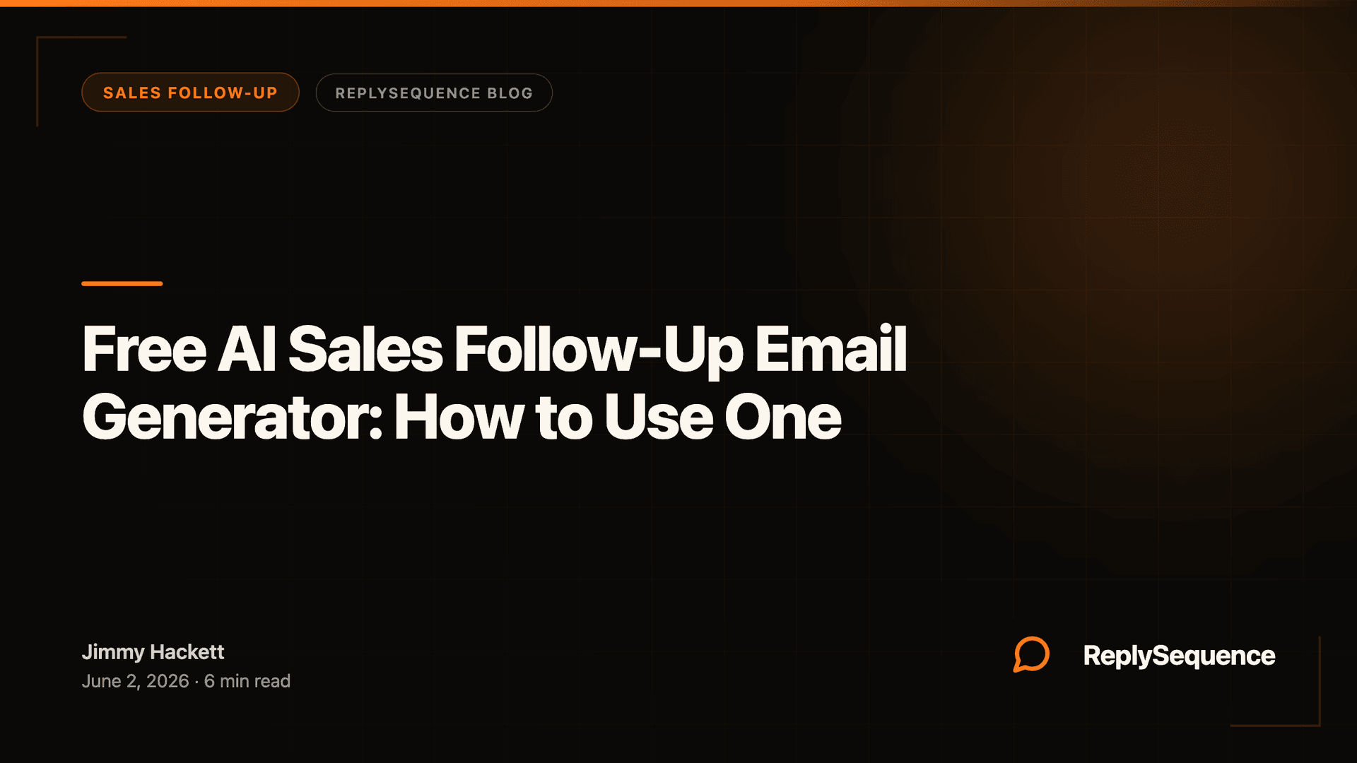 Free AI Sales Follow-Up Email Generator: How to Use One