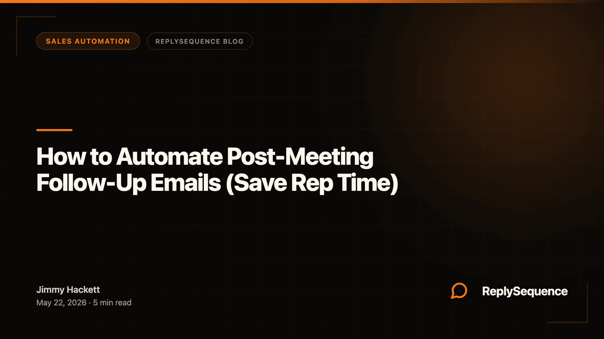 Automate Post-Meeting Follow-Up Emails