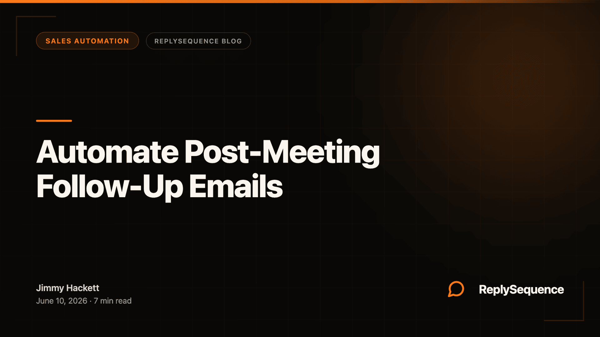 Automate Post-Meeting Follow-Up Emails