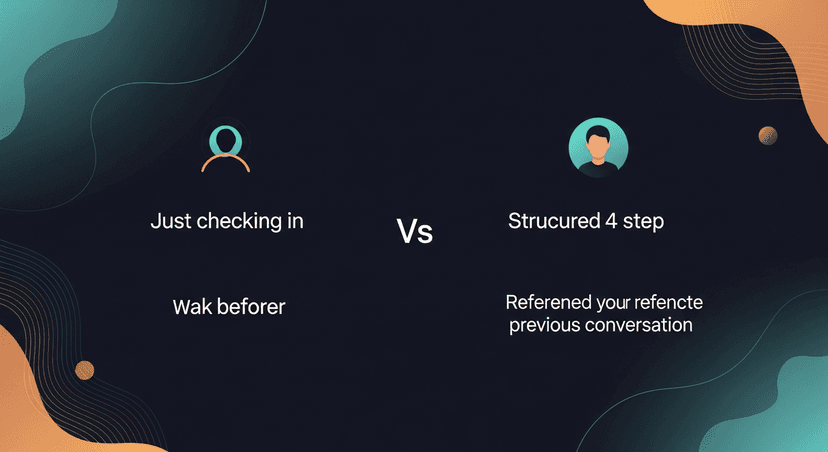 a simple before/after showing a weak