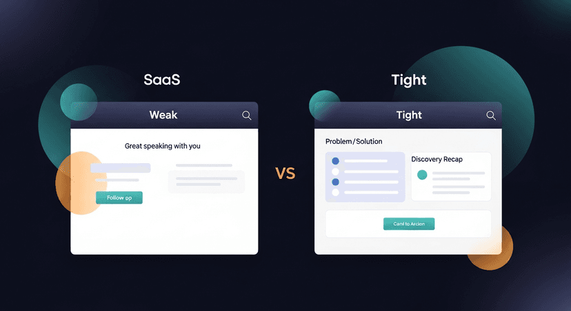 Side-by-side comparison of a weak