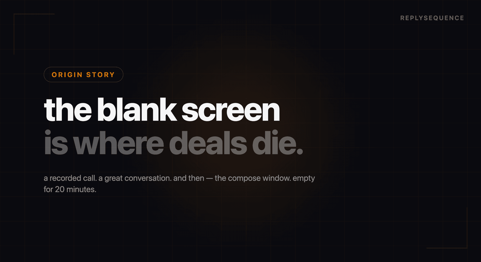 The Blank Screen Problem That Built ReplySequence