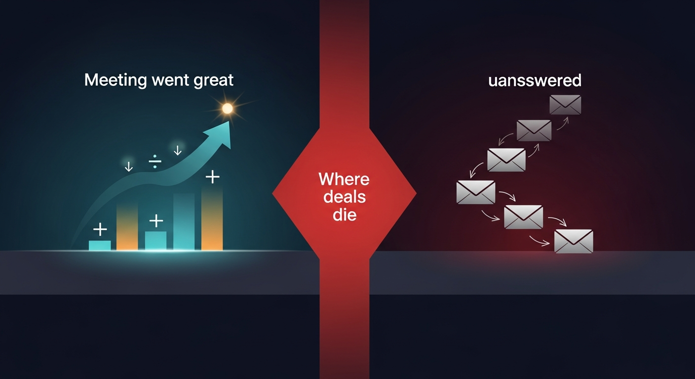 A split diagram showing a 
