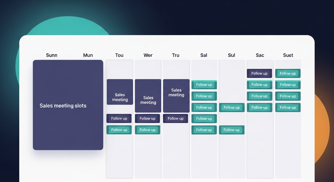 A calendar view showing 15-minute 