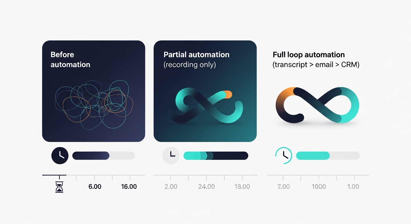 A clean three-column comparison showing 